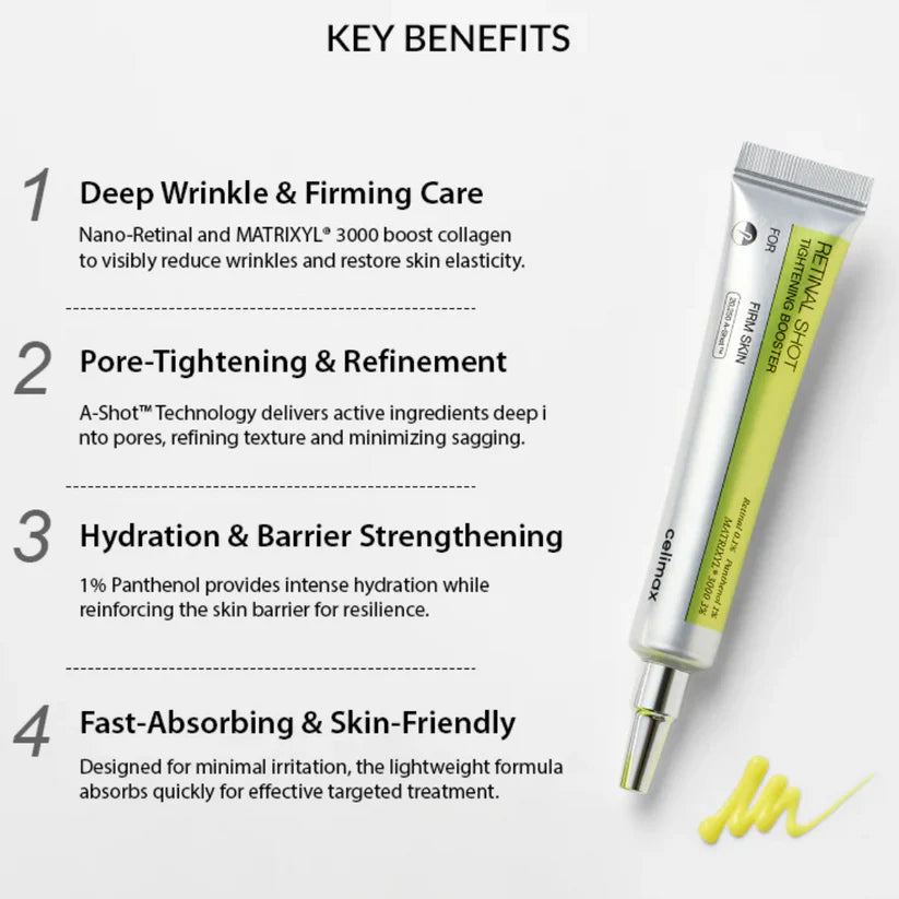 CELIMAX RETINAL SHOT TIGHTENING BOOSTER 15ML - ORIGNAL FROM KOREA